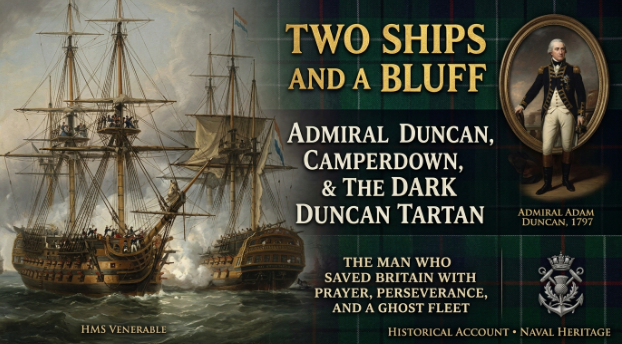 Two Ships and a Bluff: Admiral Duncan, Camperdown, and the Dark Duncan Tartan