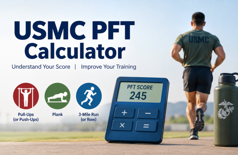 USMC PFT Calculator: Complete Guide to Scoring and Training
