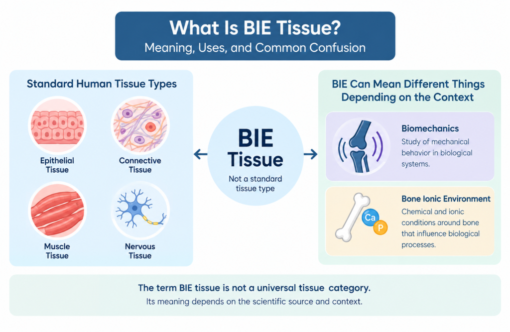 What Is BIE Tissue? Meaning, Uses, and Common Confusion