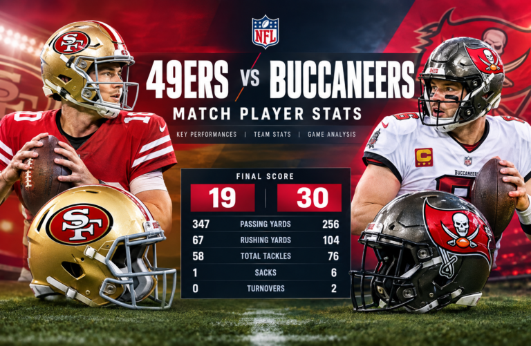 49ers vs tampa bay buccaneers match player stats