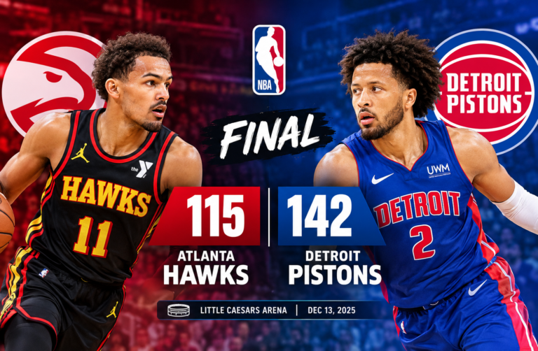 atlanta hawks vs detroit pistons match player stats