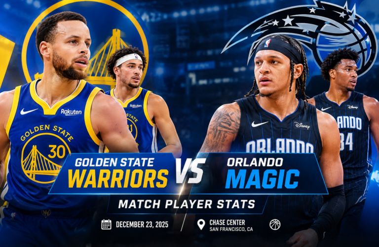Golden State Warriors vs Orlando Magic Match Player Stats