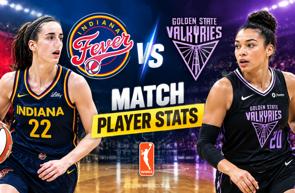 indiana fever vs golden state valkyries match player stats