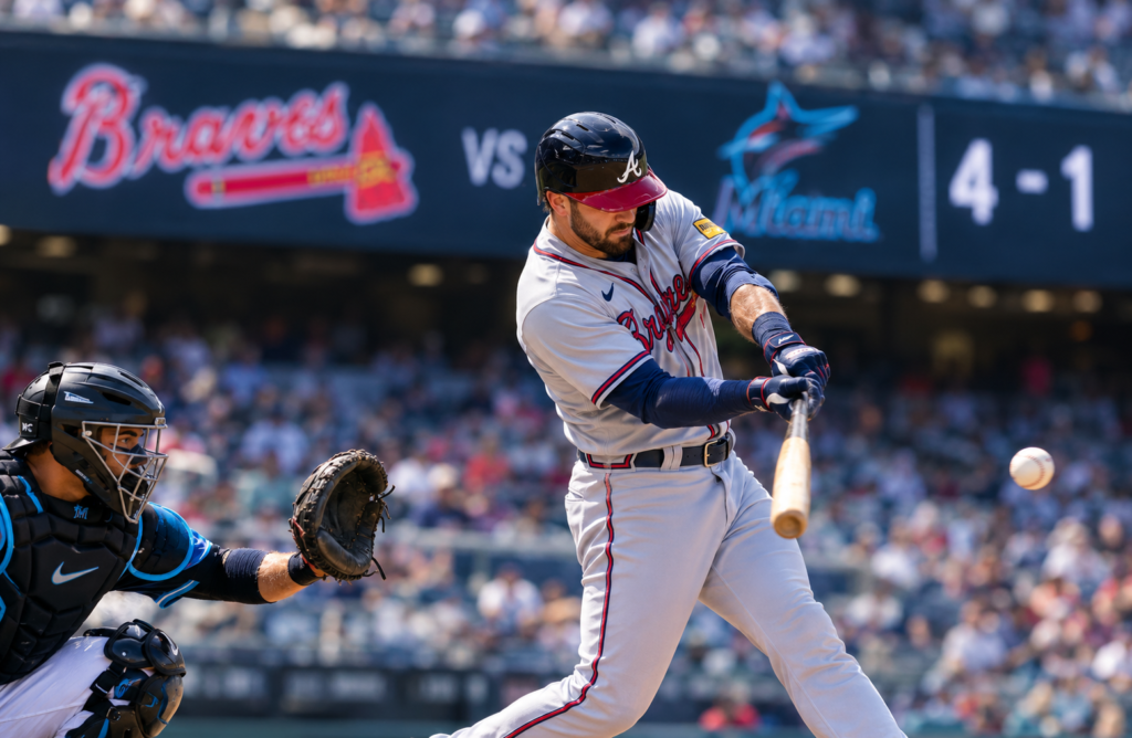 Atlanta Braves vs Miami Marlins Match Player Stats