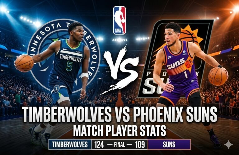 timberwolves vs phoenix suns match player stats