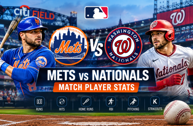 Mets vs Washington Nationals Match Player Stats