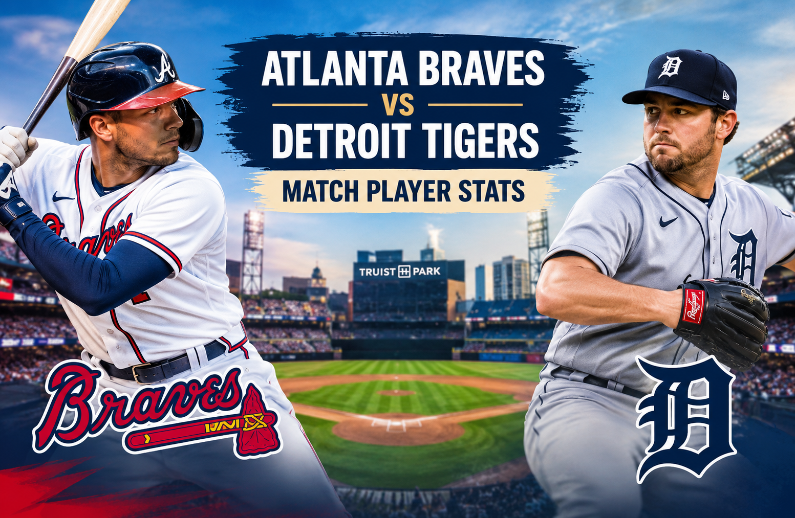atlanta braves vs detroit tigers match player stats
