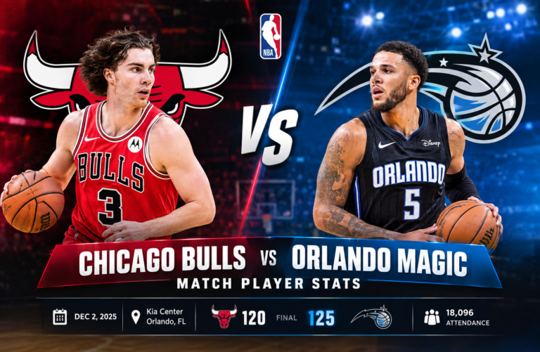 Chicago Bulls vs Orlando Magic Match Player Stats