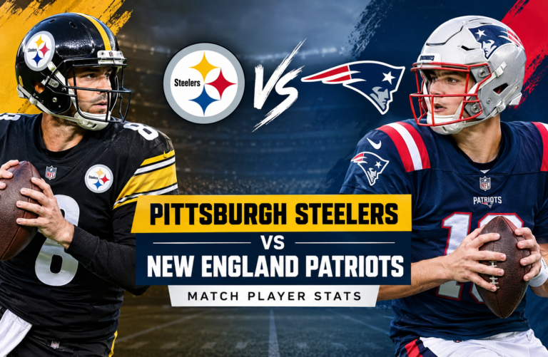Pittsburgh Steelers vs New England Patriots Player Stats