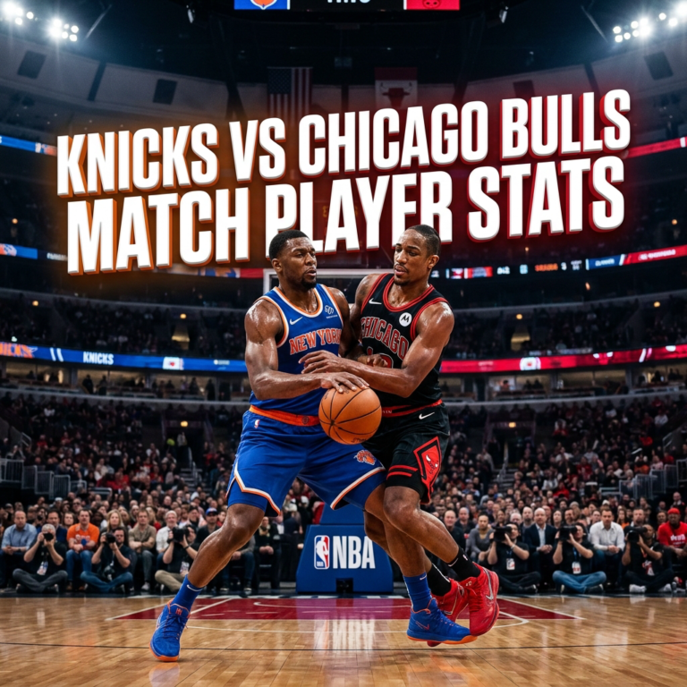 knicks vs chicago bulls match player stats