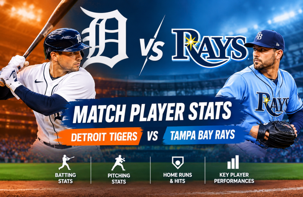 detroit tigers vs tampa bay rays match player stats
