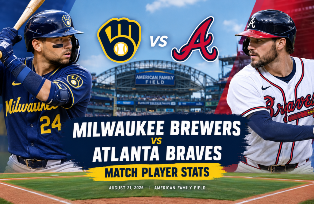 Milwaukee Brewers vs Atlanta Braves Match Player Stats