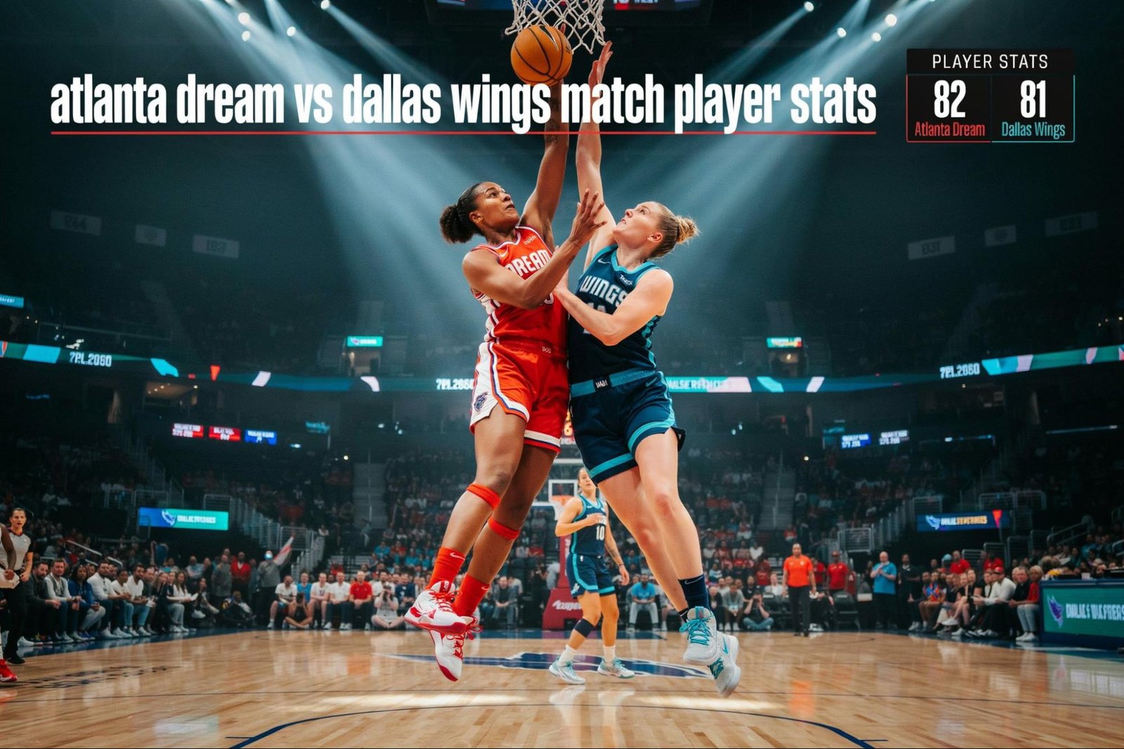 atlanta dream vs dallas wings match player stats