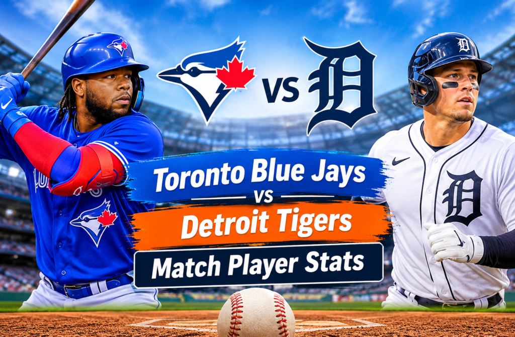 Toronto Blue Jays vs Detroit Tigers Match Player Stats