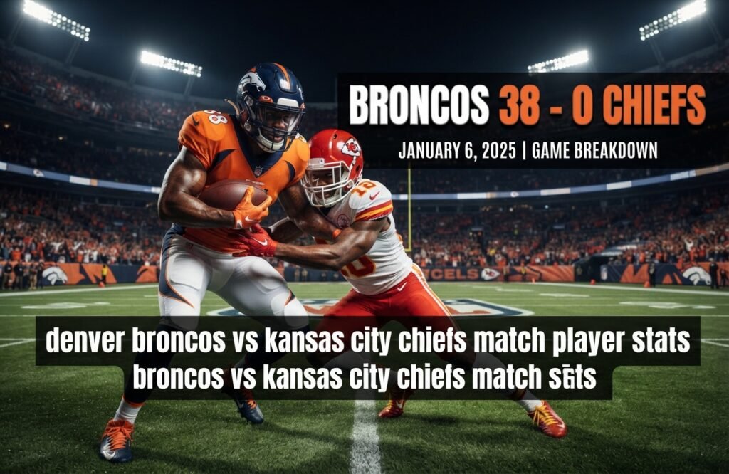 Denver Broncos vs Kansas City Chiefs Match Player Stats