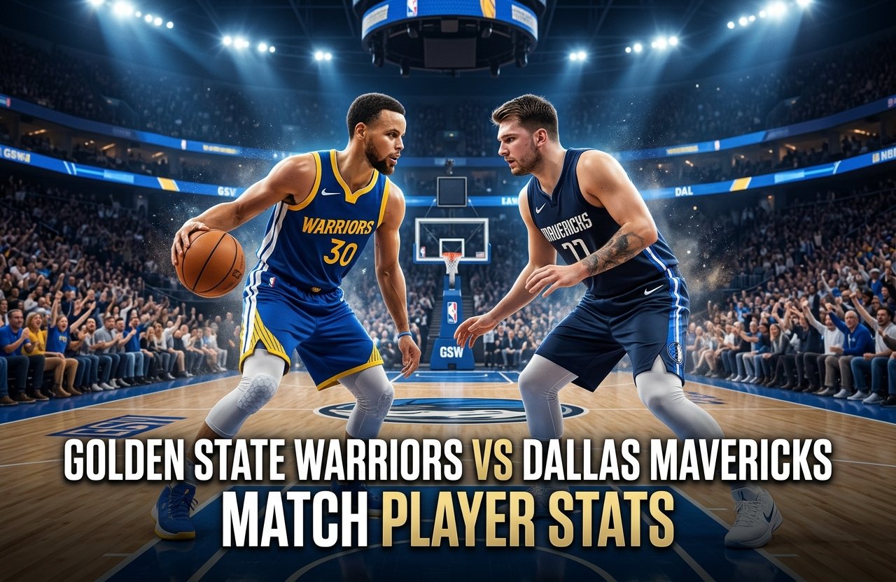 Golden State Warriors vs Dallas Mavericks Match Player Stats